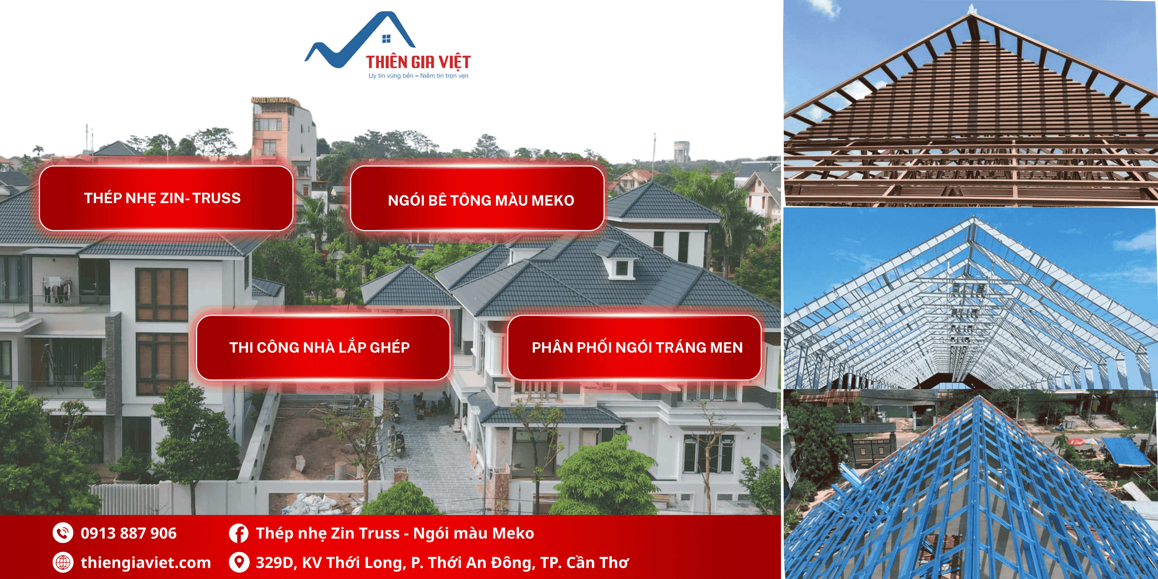 Thép nhẹ không gỉ ZinTruss